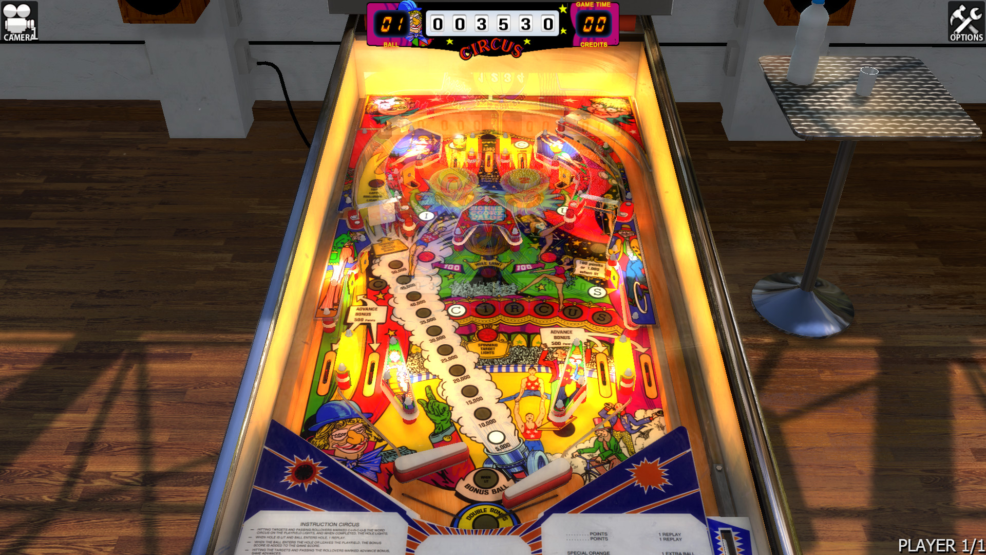 Zaccaria Pinball - Circus Table official in-game screenshot 1