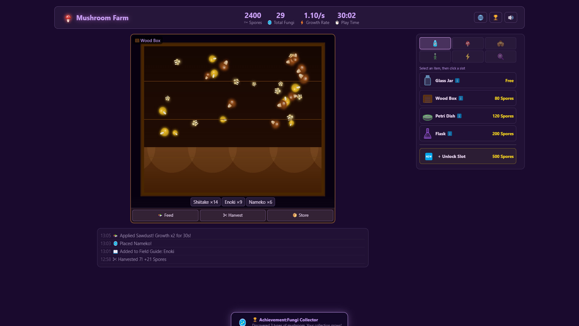 きのこfarm official in-game screenshot 1