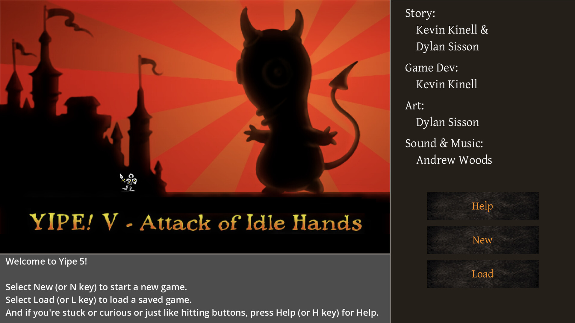 Yipe! V - Attack of Idle Hands official in-game screenshot 1