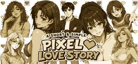 A Short & Simple Pixel Love Story cover artwork