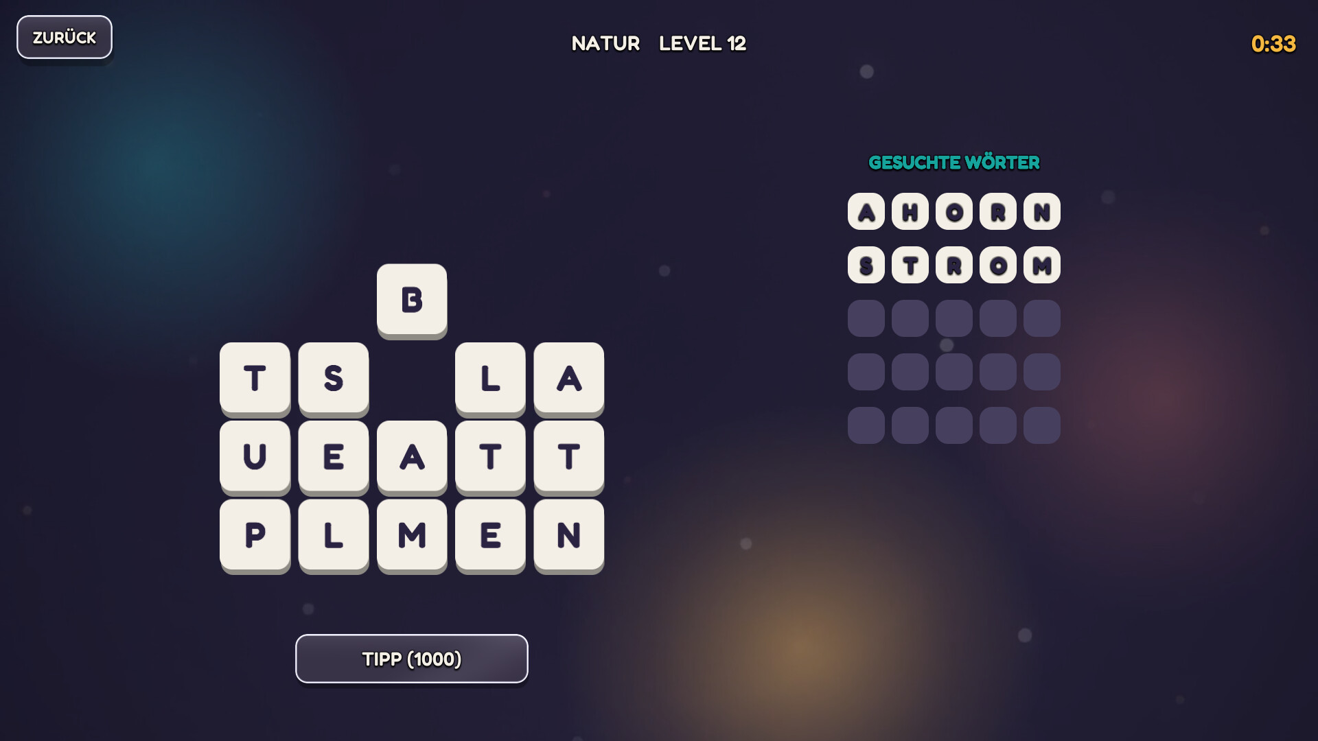 Word Puzzle Master - German Word Pack official in-game screenshot 1