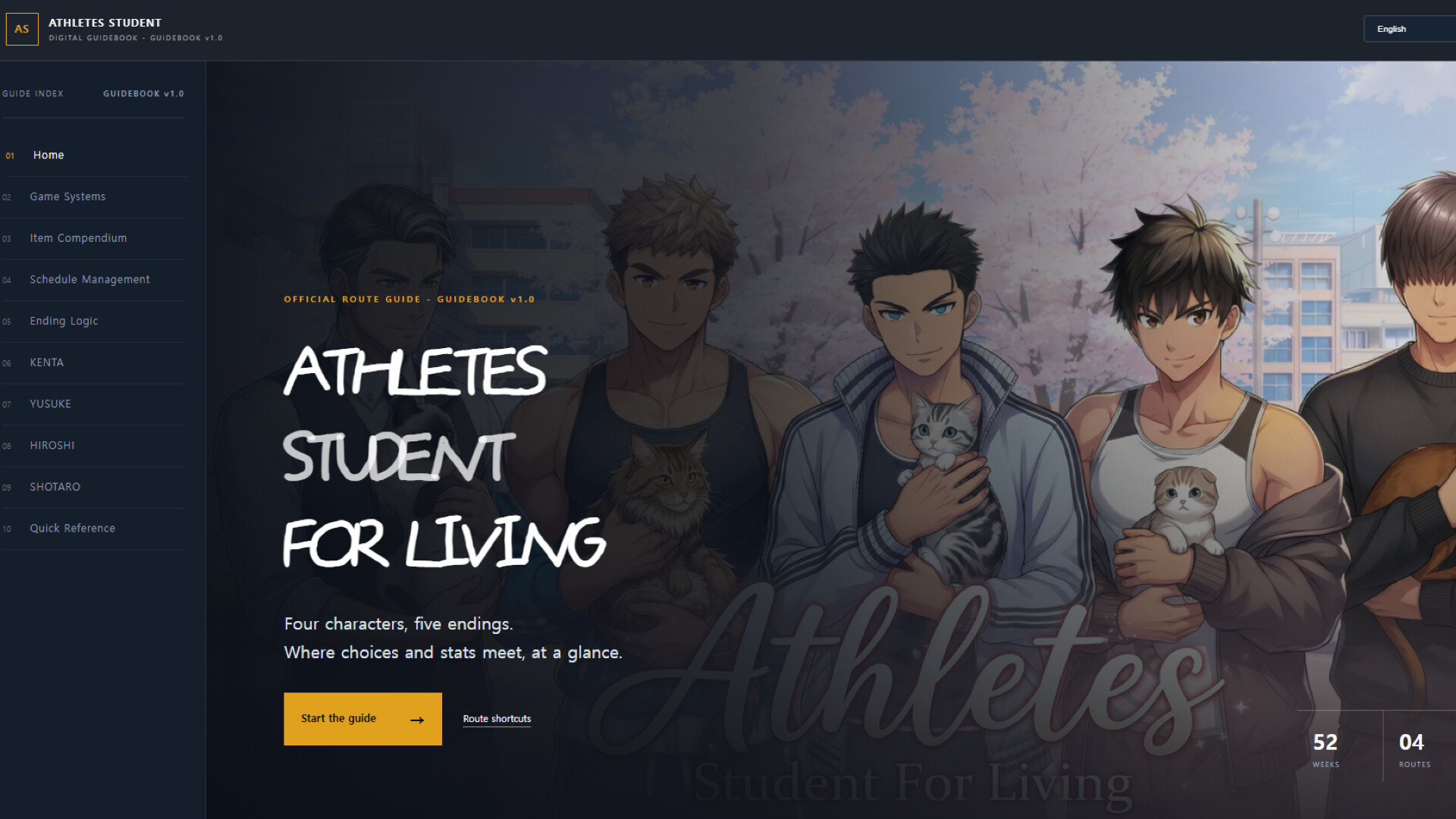 Athletes Student For Living - Guidebook official in-game screenshot 1