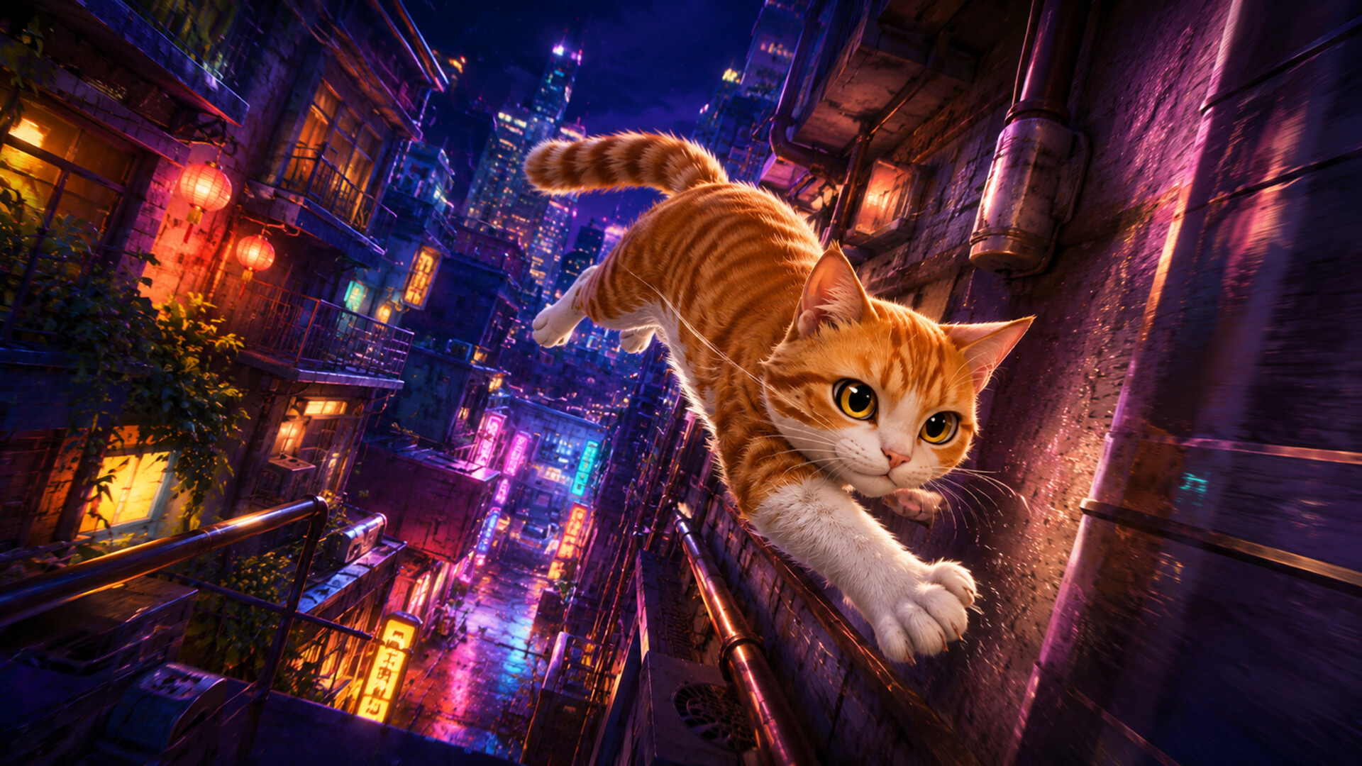 猫猫跑酷 official in-game screenshot 1