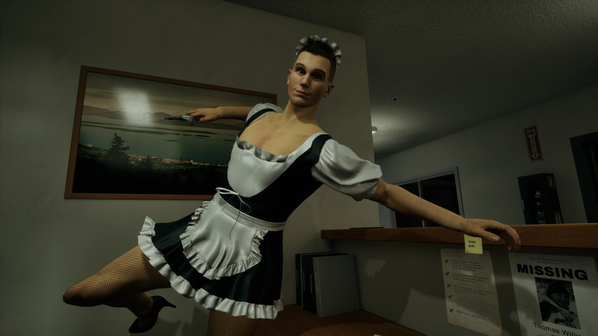 Welcome to the Game III - Tanner Maid Outfit official in-game screenshot 1
