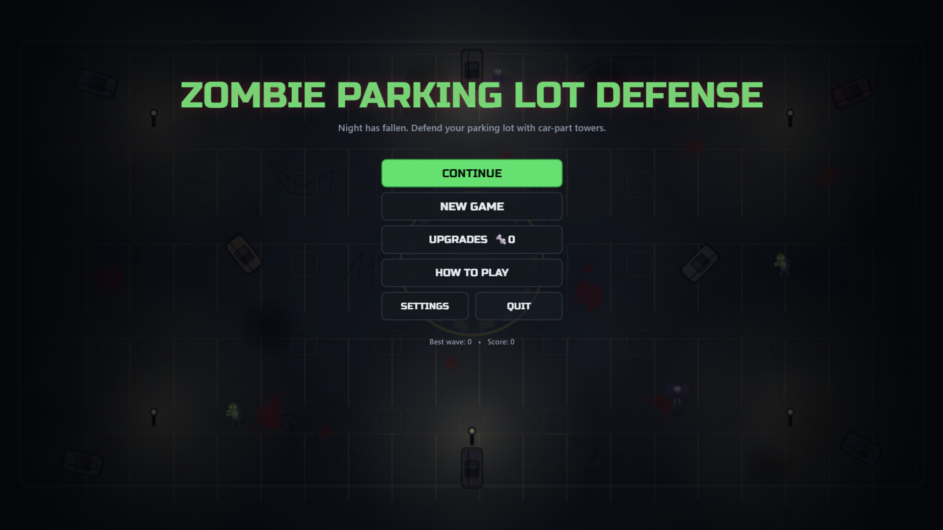 Zombie Parking Lot Defense official in-game screenshot 1