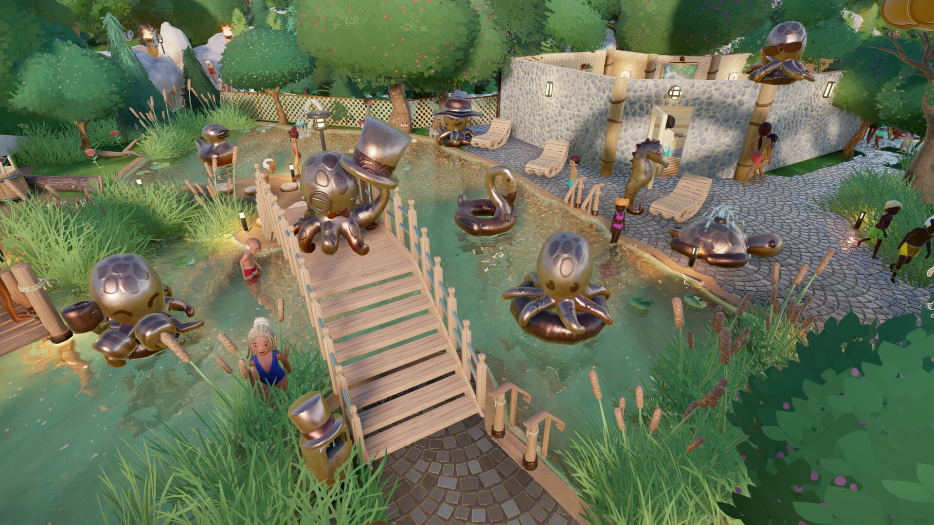 Aquapark Tycoon - Supporter Pack official in-game screenshot 1