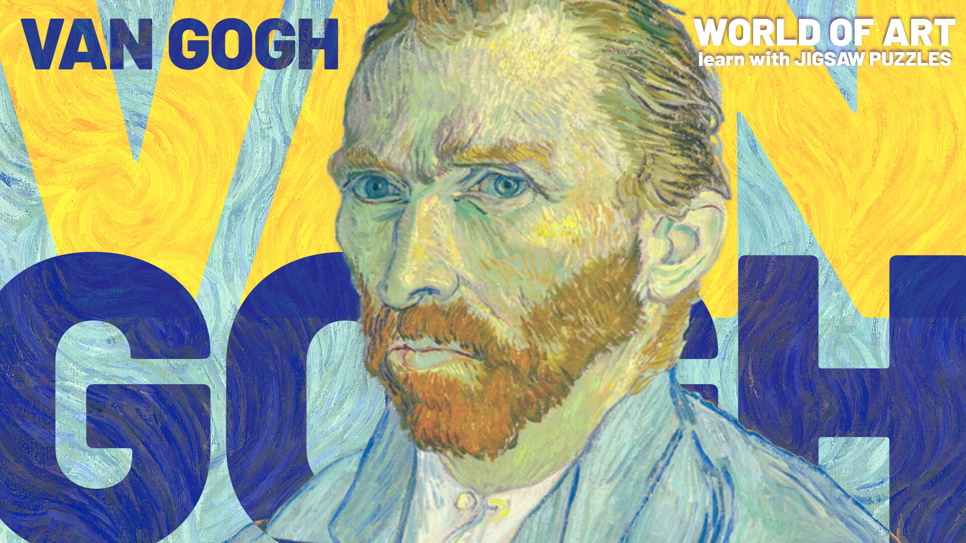 WORLD OF ART learn with JIGSAW PUZZLES: VAN GOGH official in-game screenshot 1
