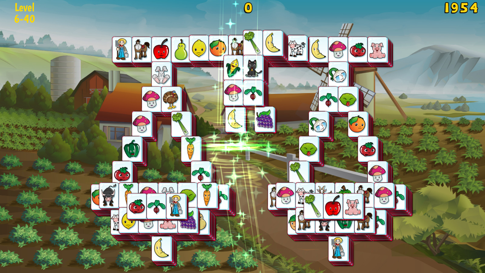 Barnyard Mahjong 3 official in-game screenshot 1