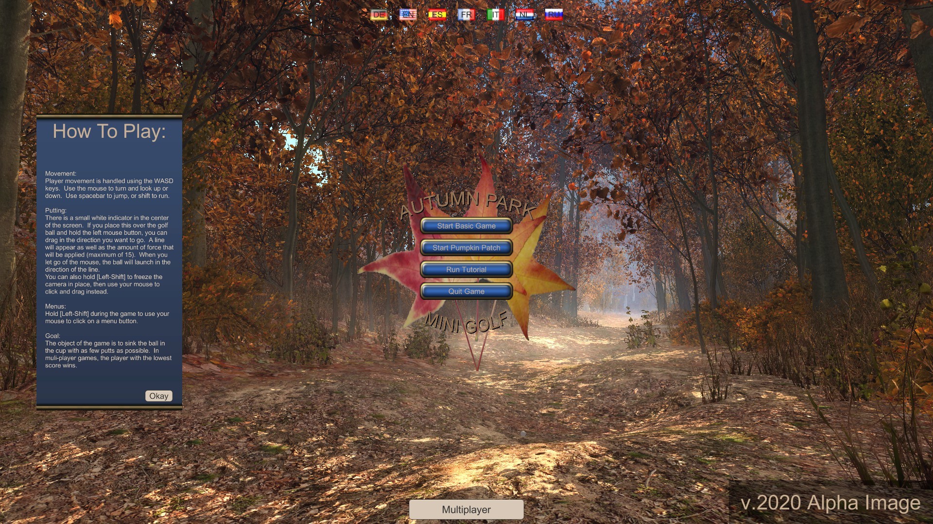 Autumn Park Mini Golf official in-game screenshot 1