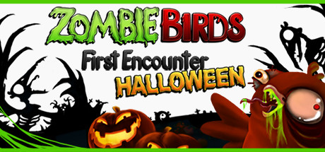 Zombie Birds First Encounter Halloween artwork