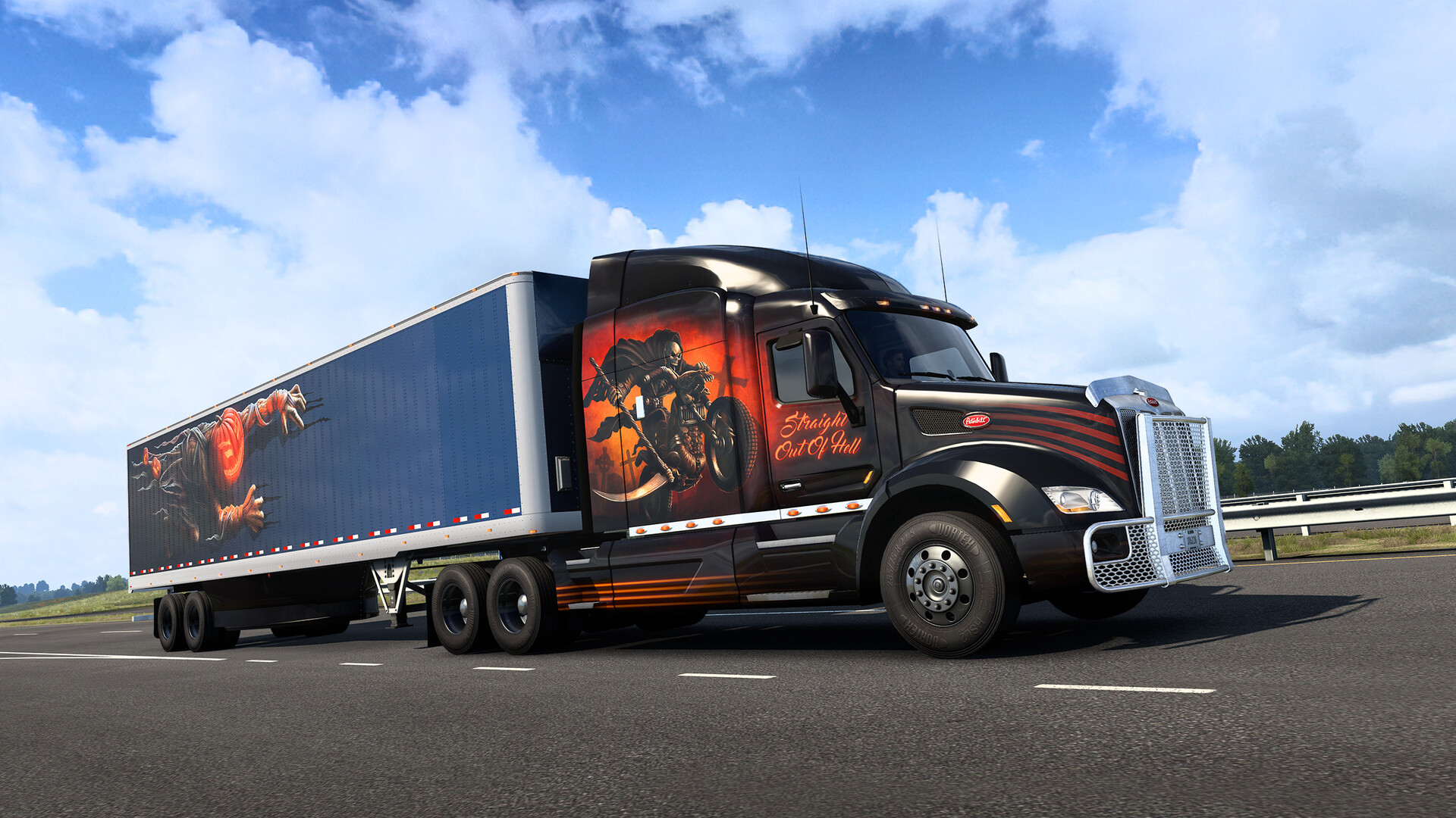 American Truck Simulator - Halloween Paint Jobs Pack official in-game screenshot 1