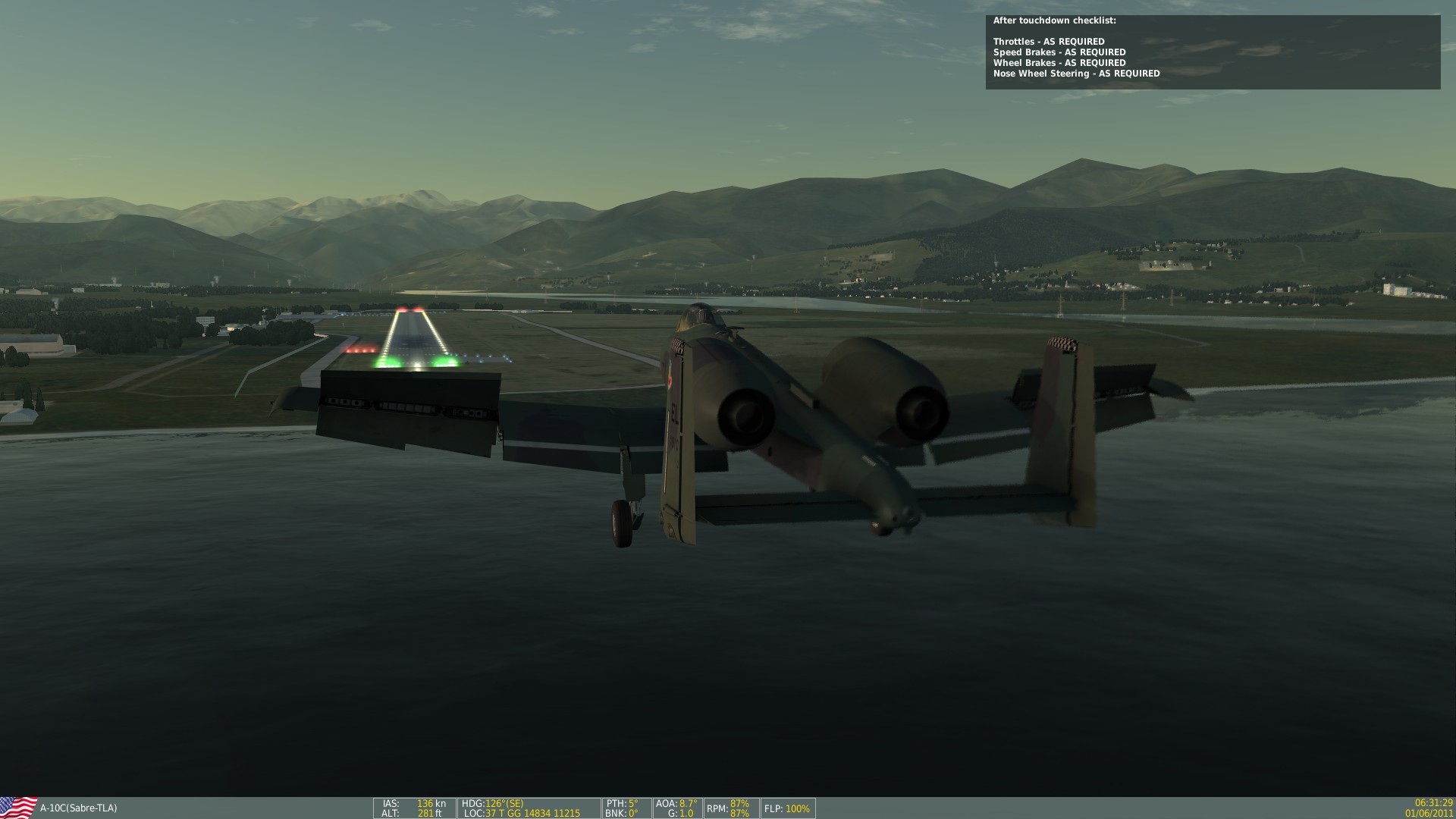 A-10C: Basic Flight Training Campaign official in-game screenshot 1