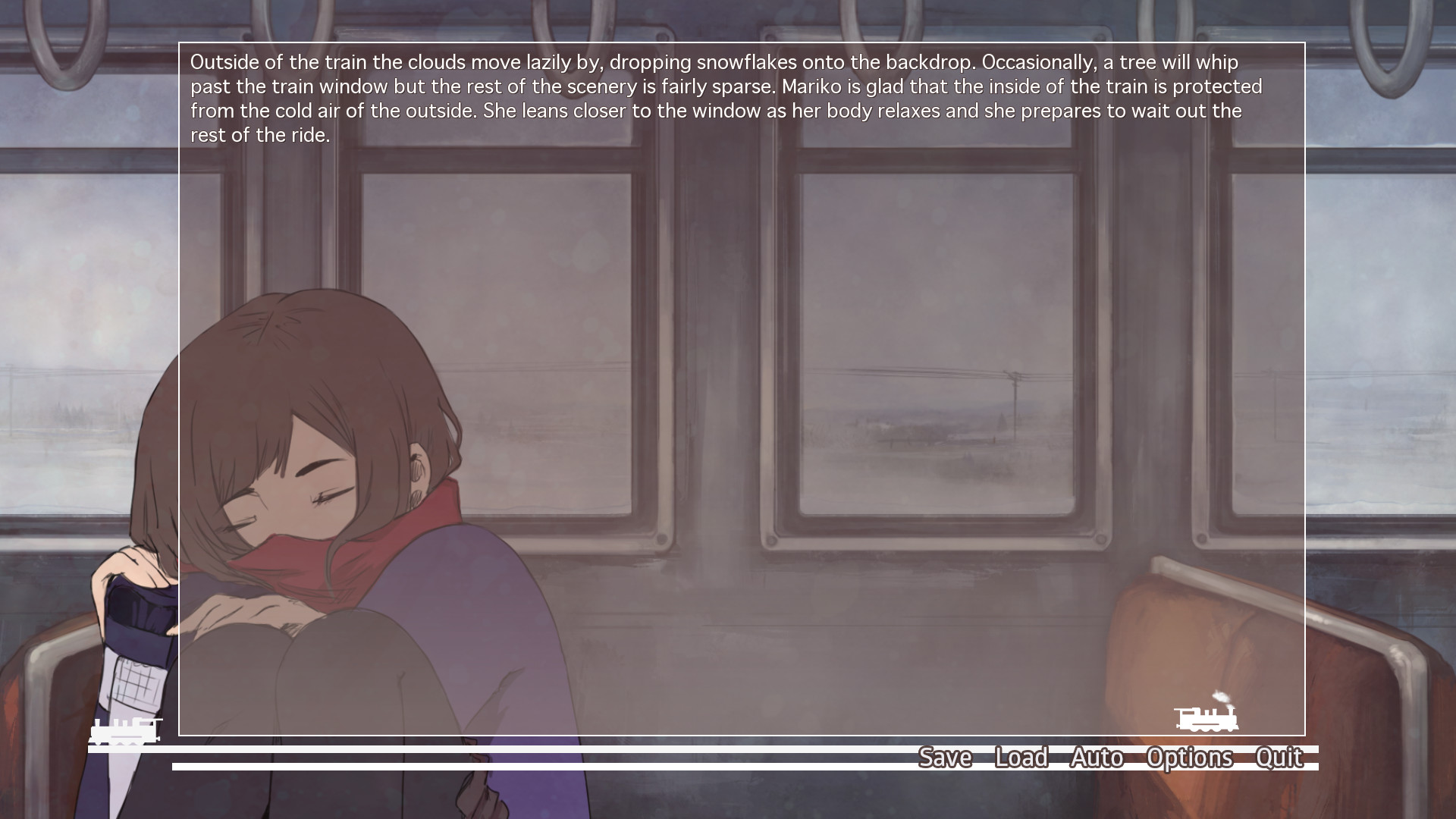 When Our Journey Ends - A Visual Novel official in-game screenshot 1