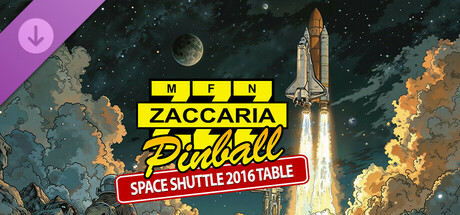 Zaccaria Pinball - Space Shuttle 2016 Table cover artwork