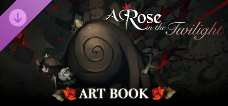 A Rose in the Twilight - Digital Art Book artwork