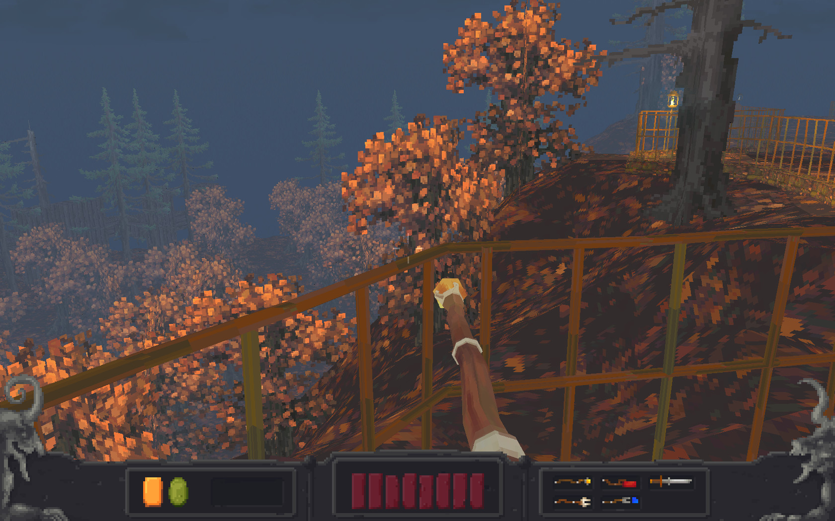 Autumn Night 3D Shooter official in-game screenshot 1