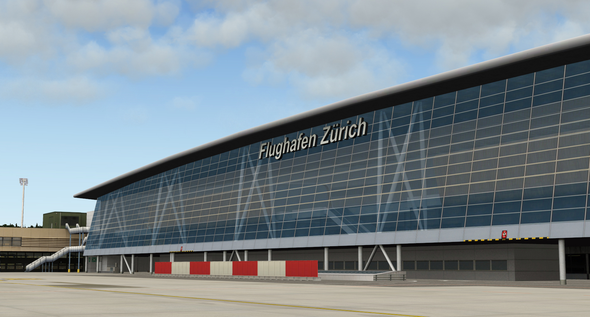 X-Plane 11 - Add-on: Aerosoft - Airport Zurich V2 official in-game screenshot 1