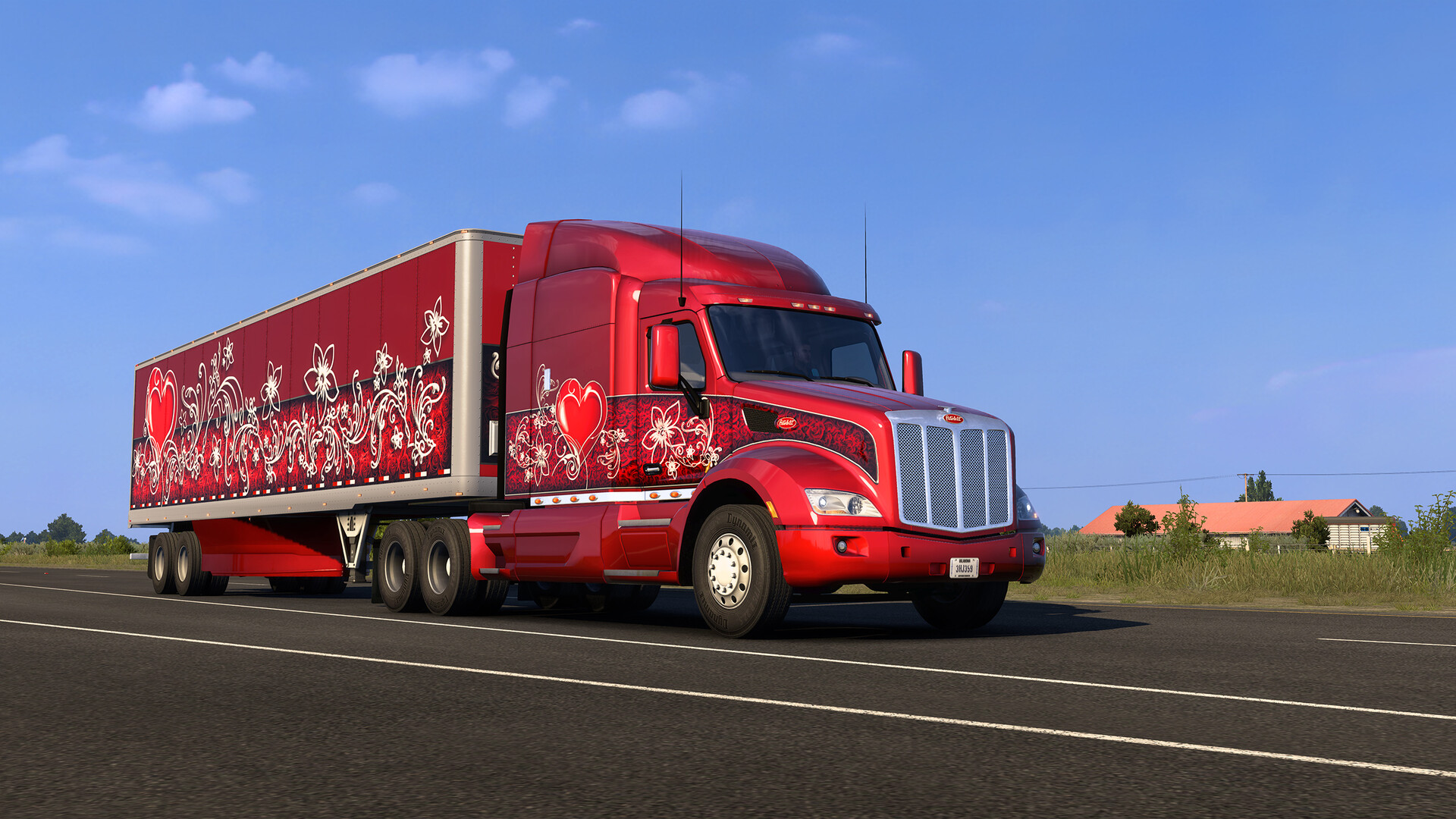 American Truck Simulator - Valentine's Paint Jobs Pack official in-game screenshot 1