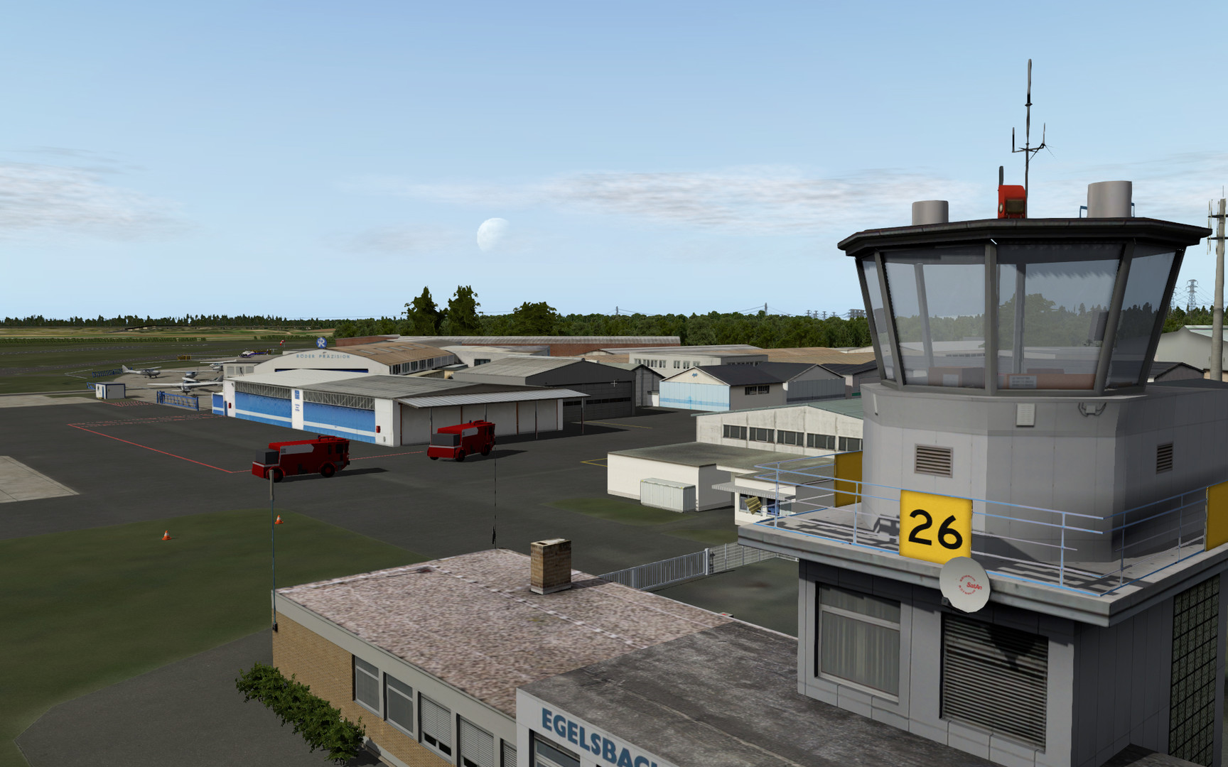 X-Plane 11 - Add-on: Aerosoft - Airport Frankfurt-Egelsbach official in-game screenshot 1