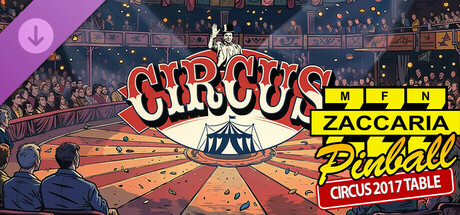 Zaccaria Pinball - Circus 2017 Table cover artwork