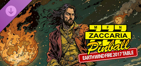 Zaccaria Pinball - Earth Wind Fire 2017 table cover artwork