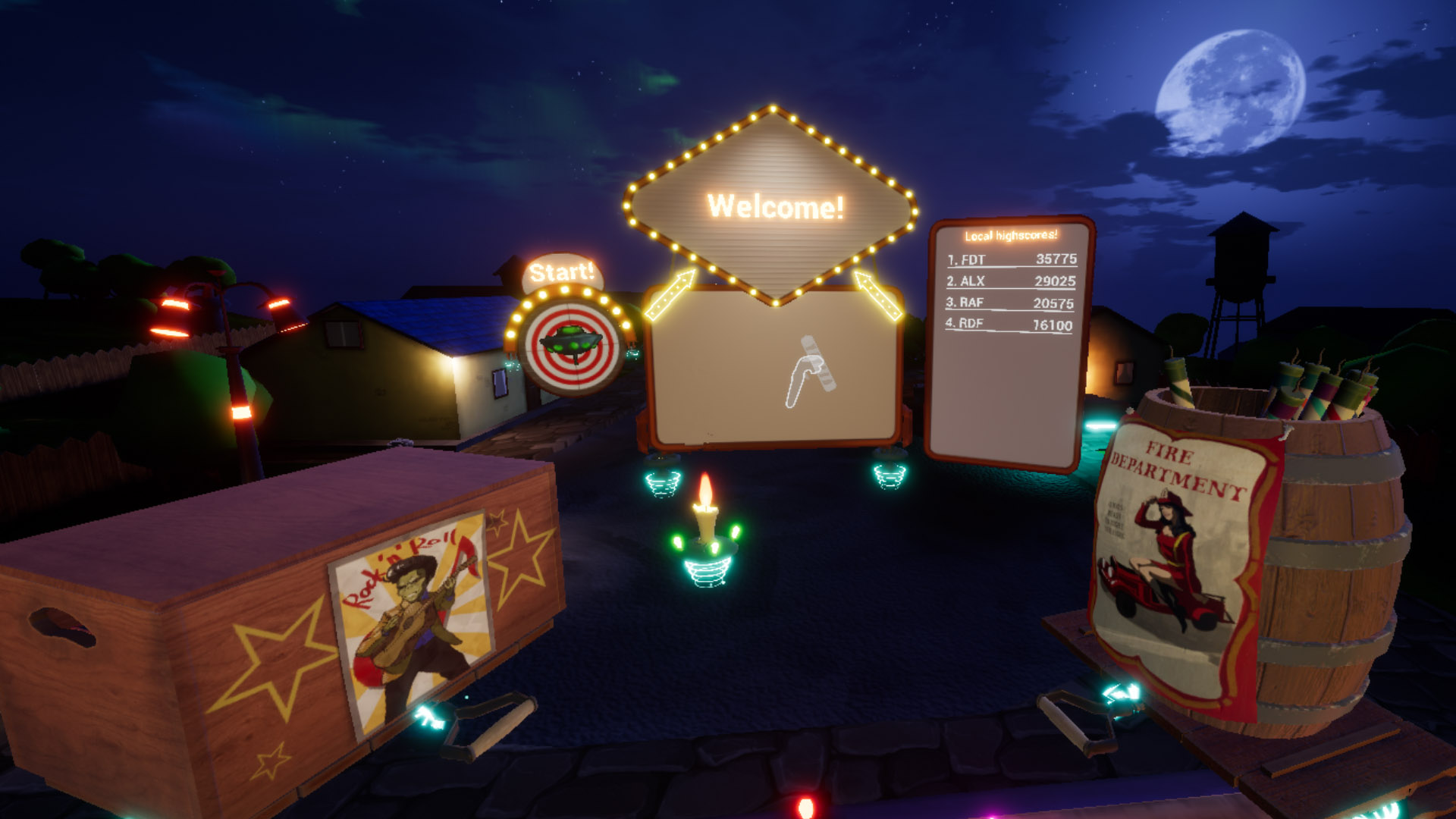 Aliens In The Yard official in-game screenshot 1
