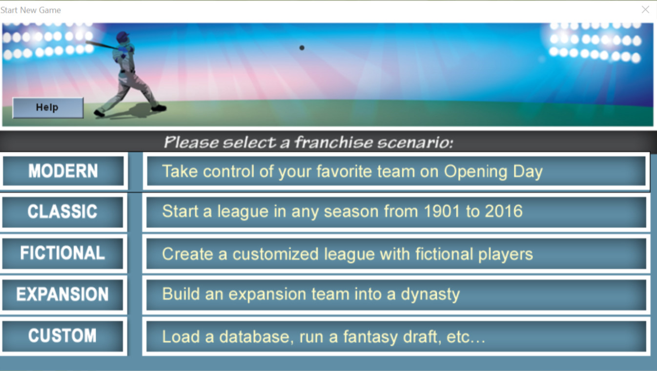 Baseball Mogul 2017 official in-game screenshot 1
