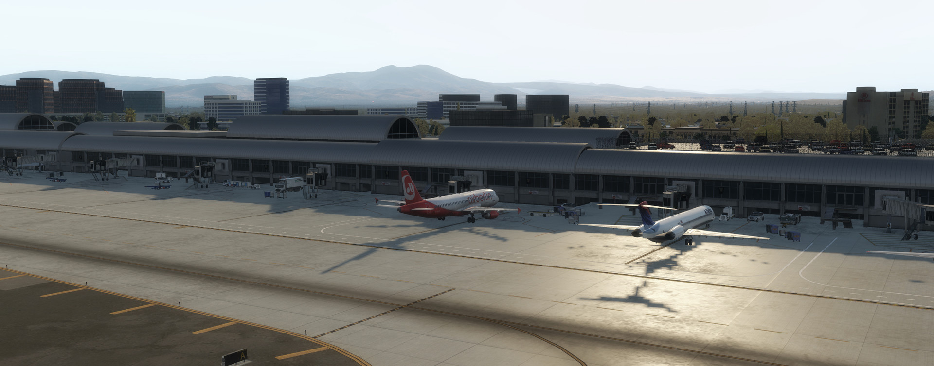 X-Plane 11 - Add-on: Skyline Simulations - KSNA - John Wayne International official in-game screenshot 1