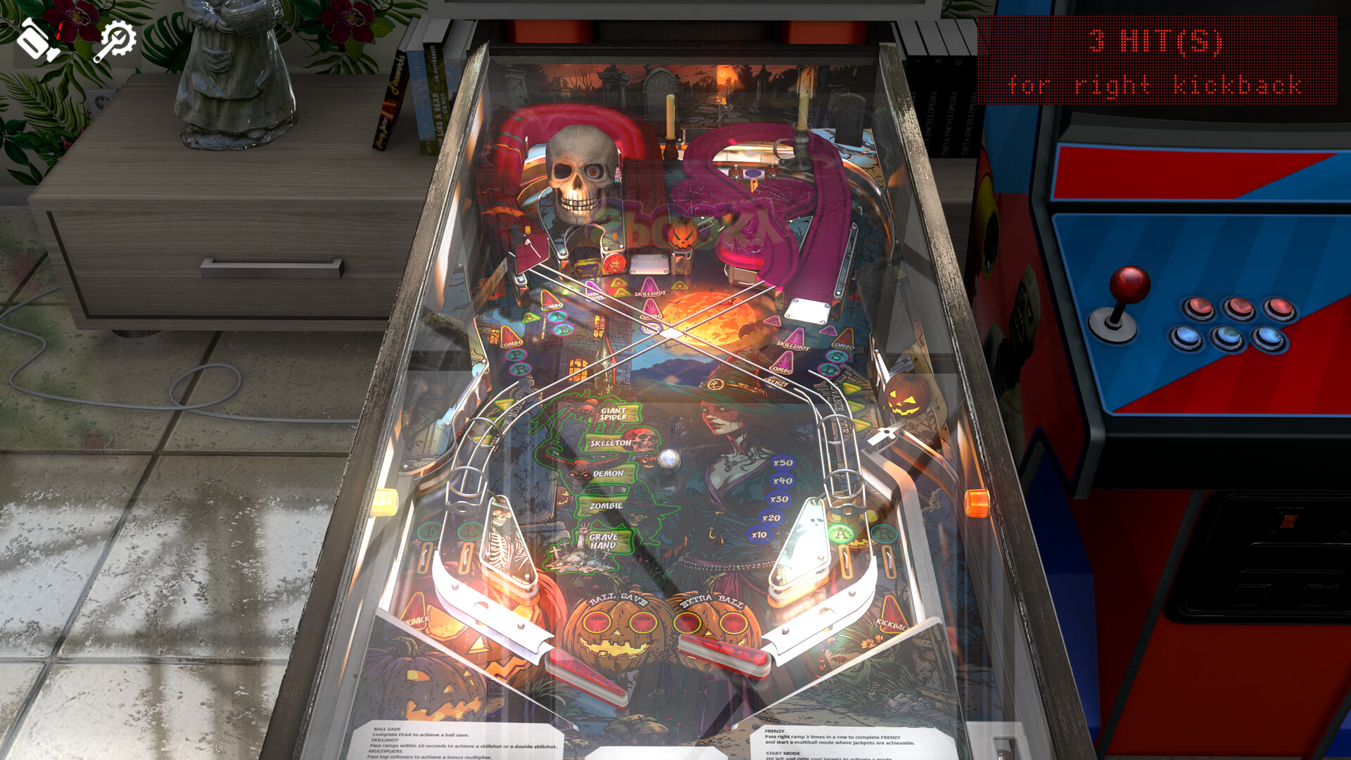 Zaccaria Pinball - Spooky 2017 Table official in-game screenshot 1