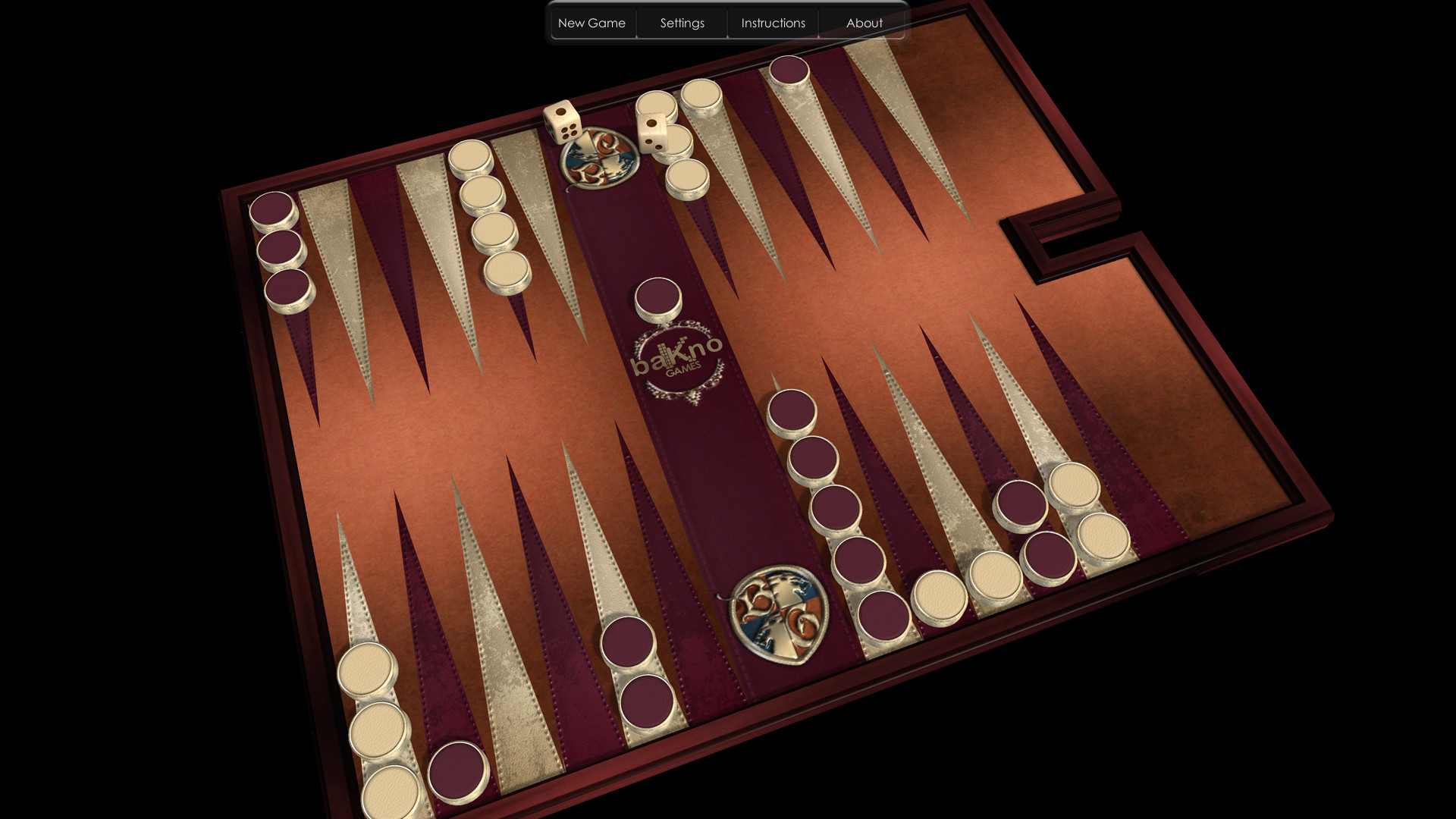 Backgammon official in-game screenshot 1
