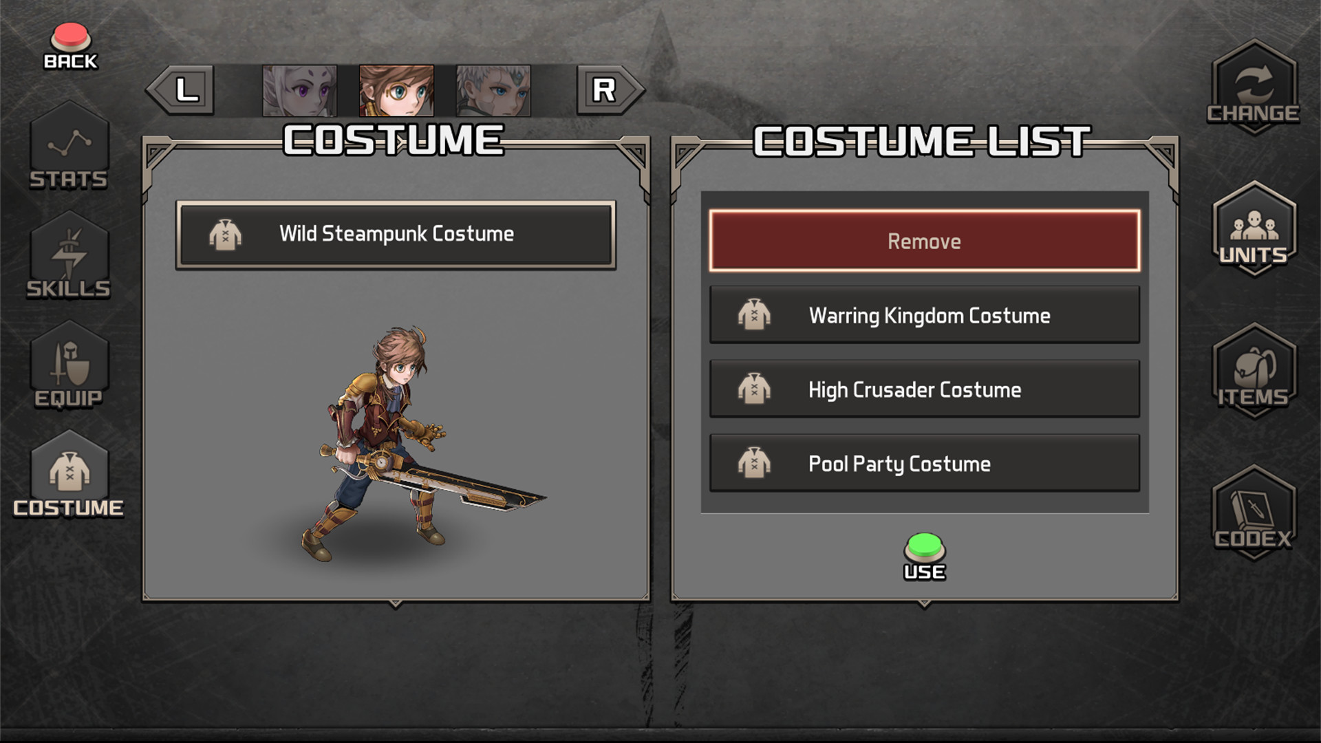 Azure Saga: Pathfinder - Wild Steampunk Costume Pack official in-game screenshot 1