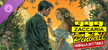 Zaccaria Pinball - Farfalla 2017 Table cover artwork