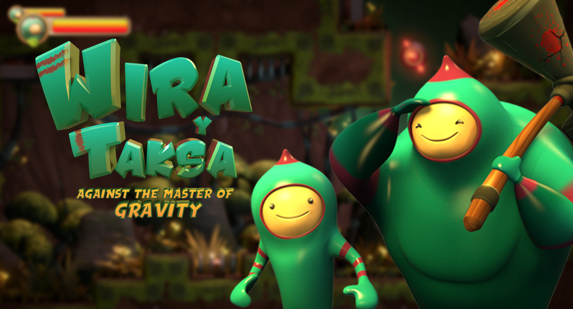 Wira & Taksa: Against the Master of Gravity official in-game screenshot 1