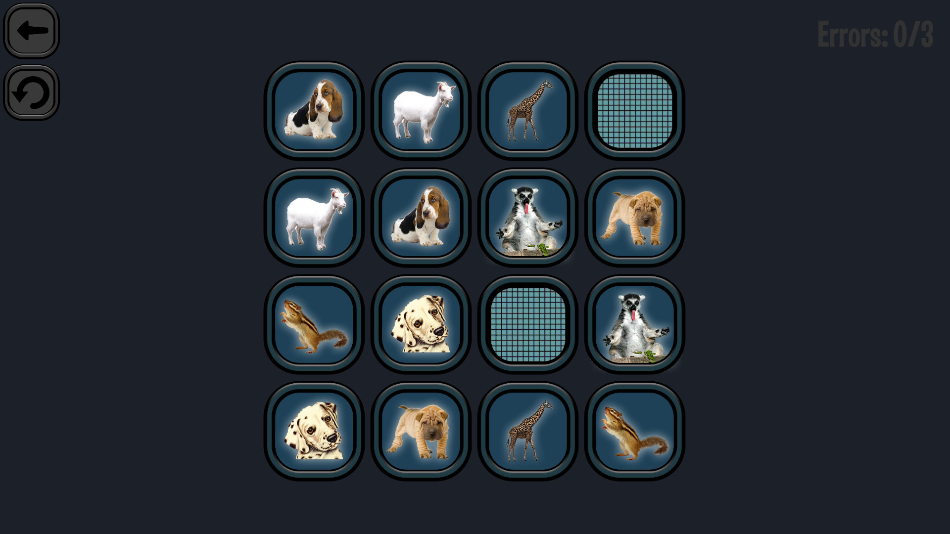 Animals Memory official in-game screenshot 1
