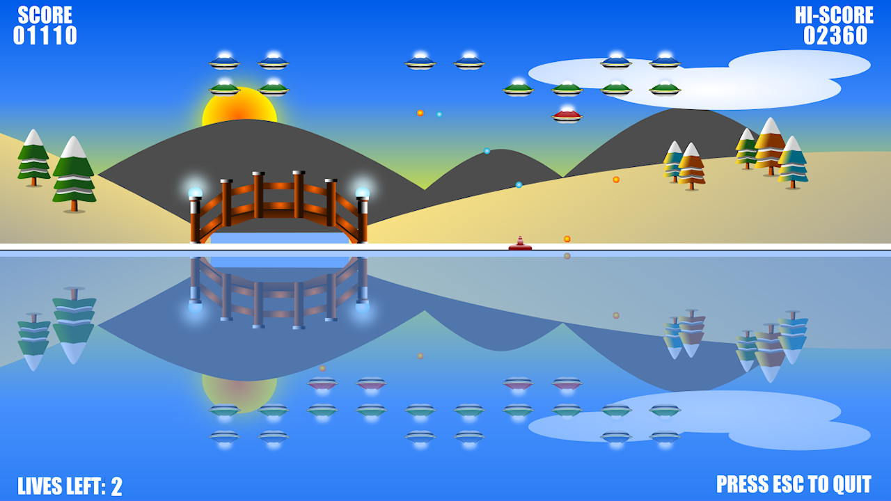 Alien Invaders from the Planet Plorth official in-game screenshot 1