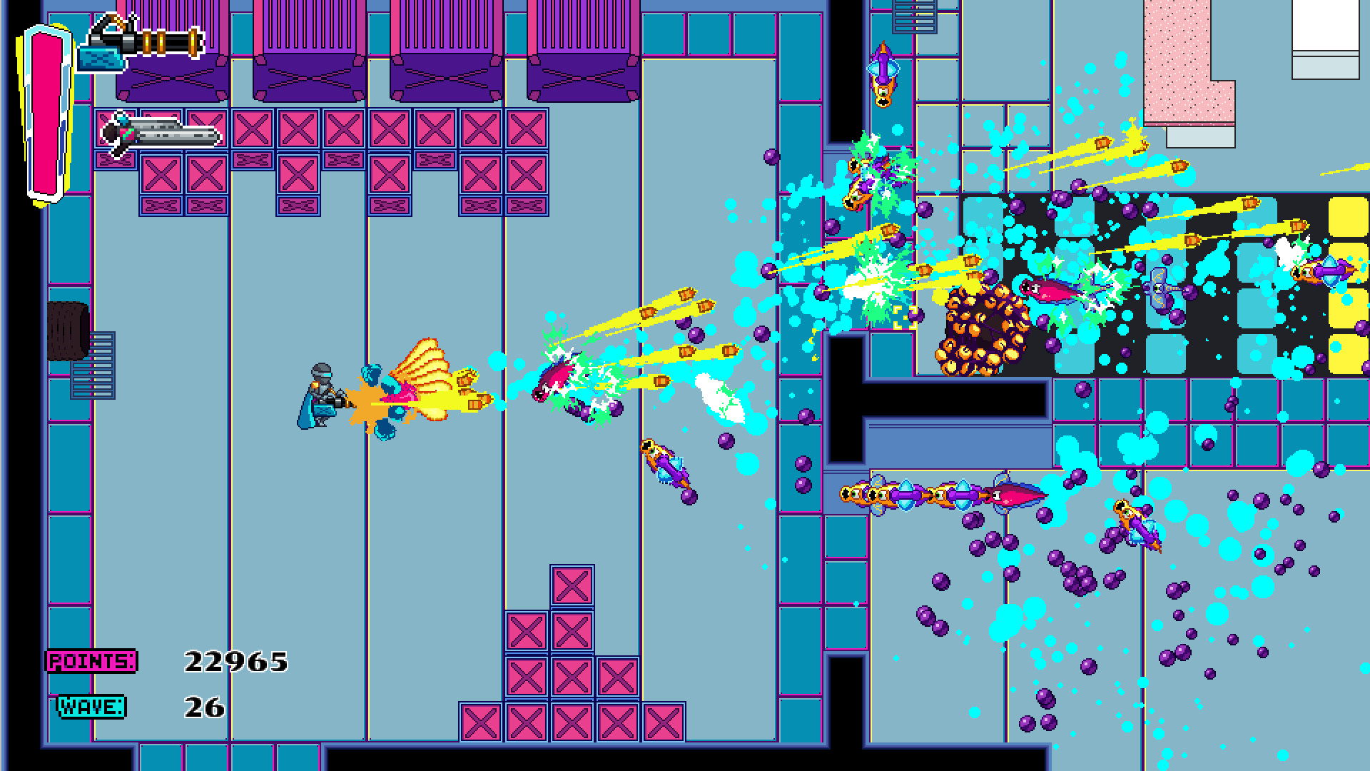 Zyxia: Neon Termination official in-game screenshot 1