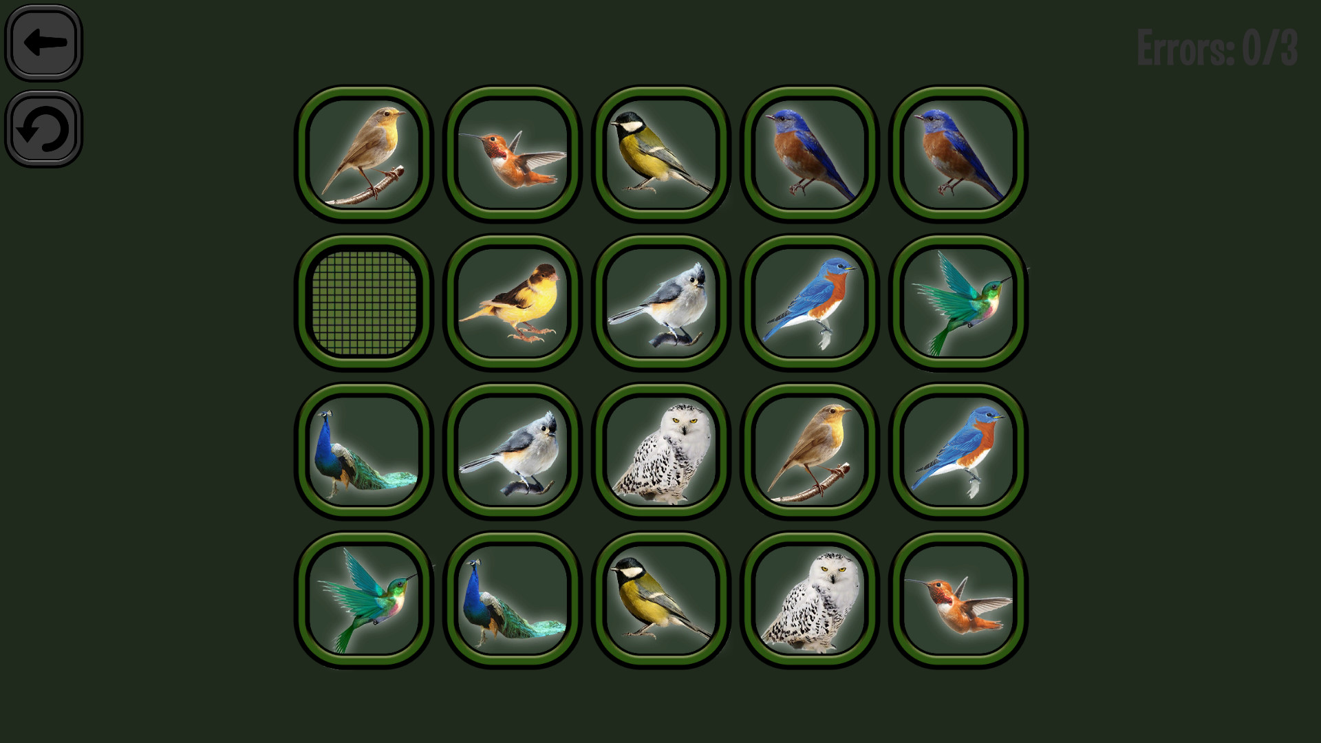 Animals Memory: Birds official in-game screenshot 1