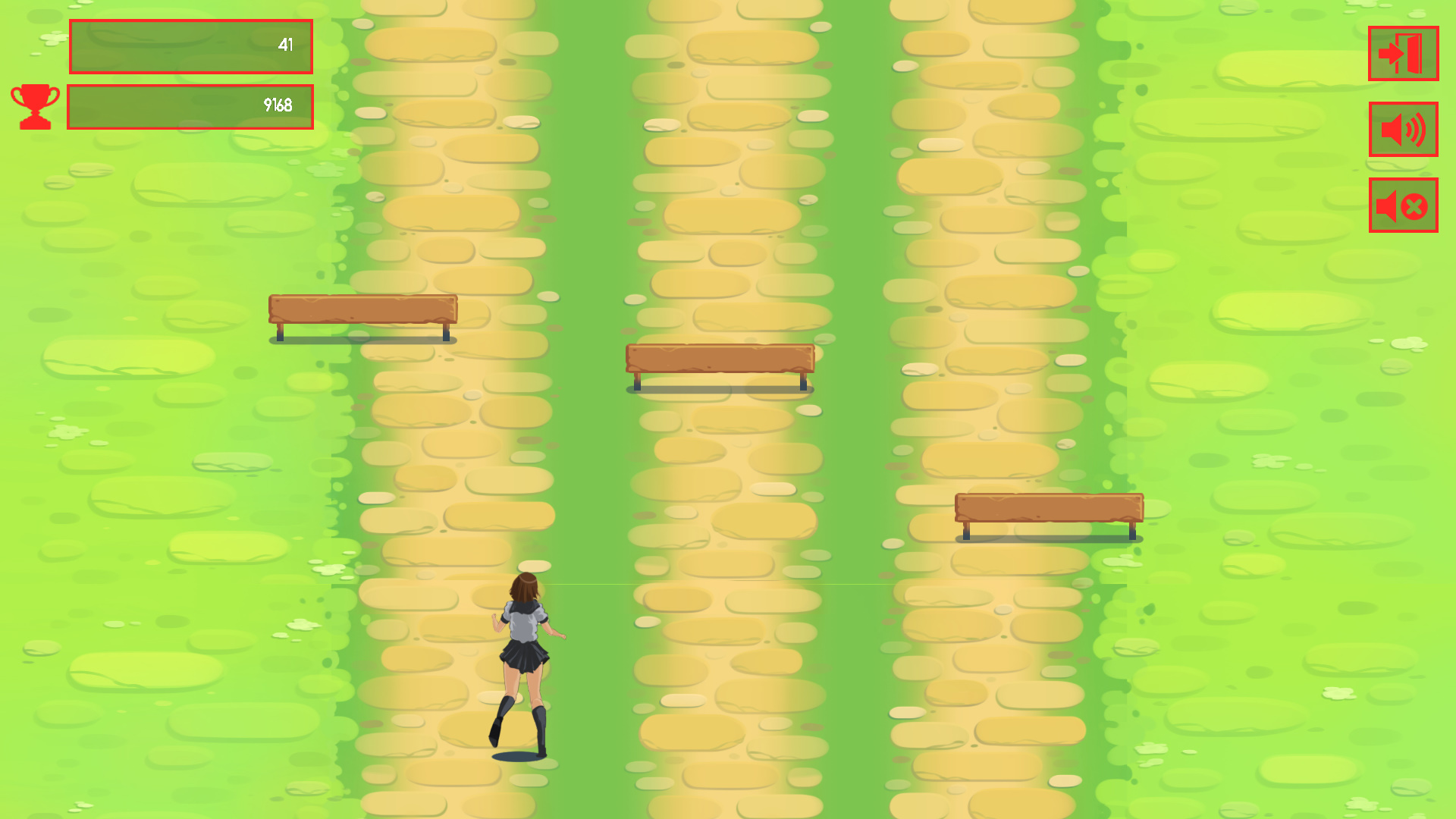 Yuzi Lims: anime runner official in-game screenshot 1