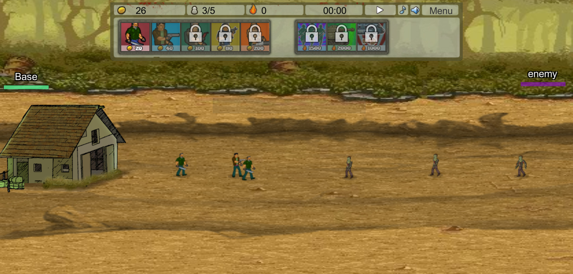 Zombie Clicker Defense official in-game screenshot 1