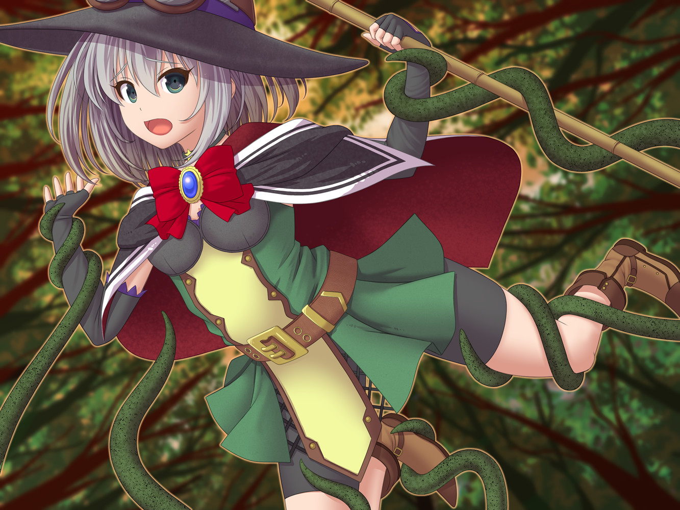 橙天の銀翼~スカイランドの魔女と巫女~ official in-game screenshot 1