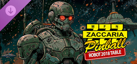 Zaccaria Pinball - Robot 2018 Table cover artwork