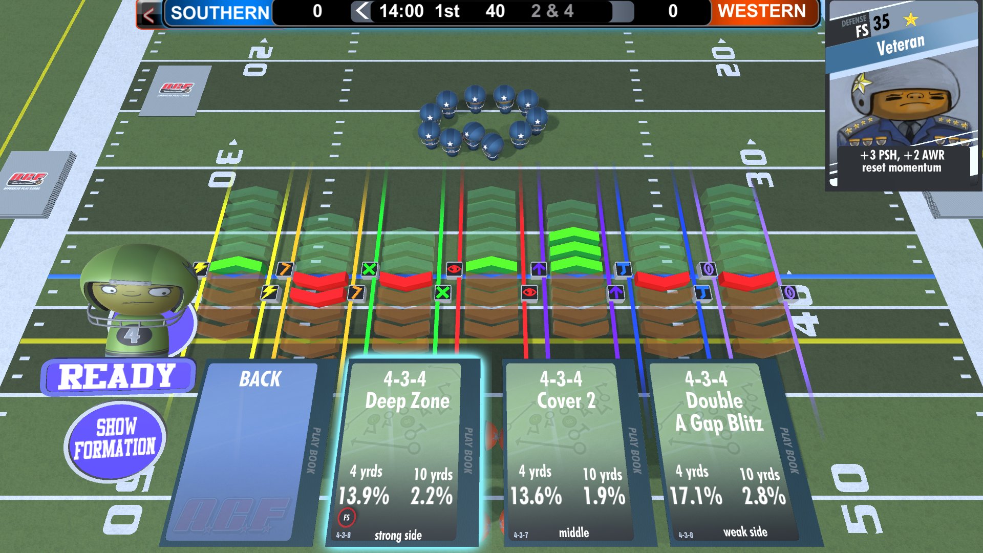 Action Card Football official in-game screenshot 1