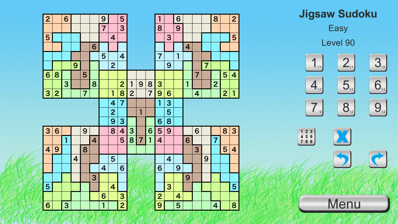 Ultimate Sudoku Collection - Samurai Jigsaw Pack official in-game screenshot 1