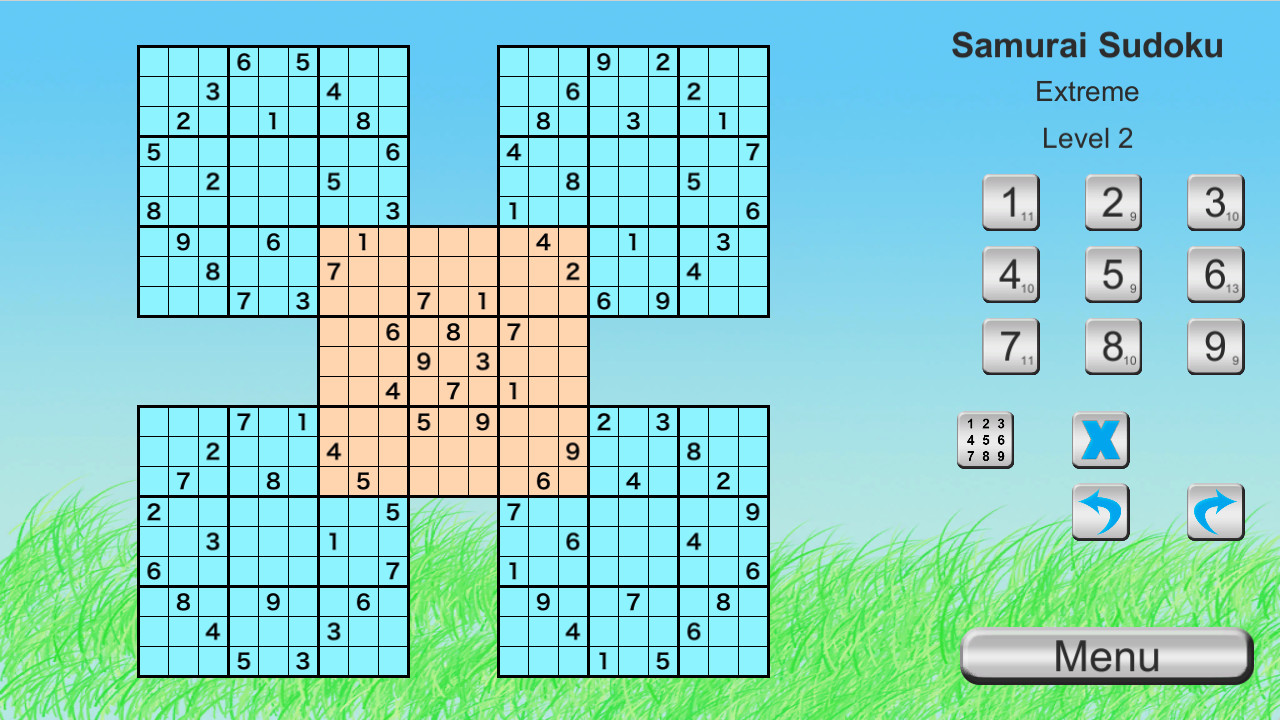 Ultimate Sudoku Collection - Samurai Expert Pack official in-game screenshot 1