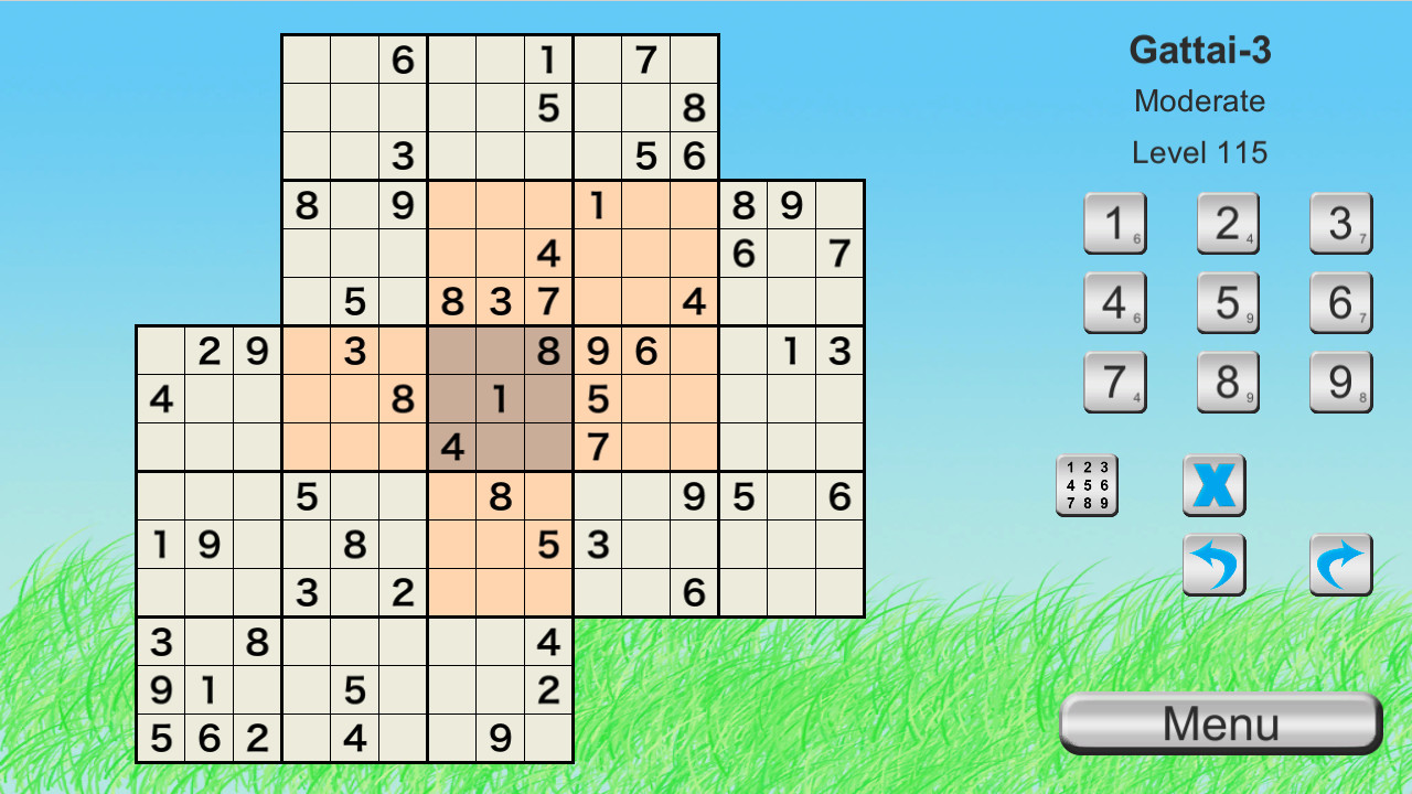 Ultimate Sudoku Collection - Gattai-3 Pack official in-game screenshot 1