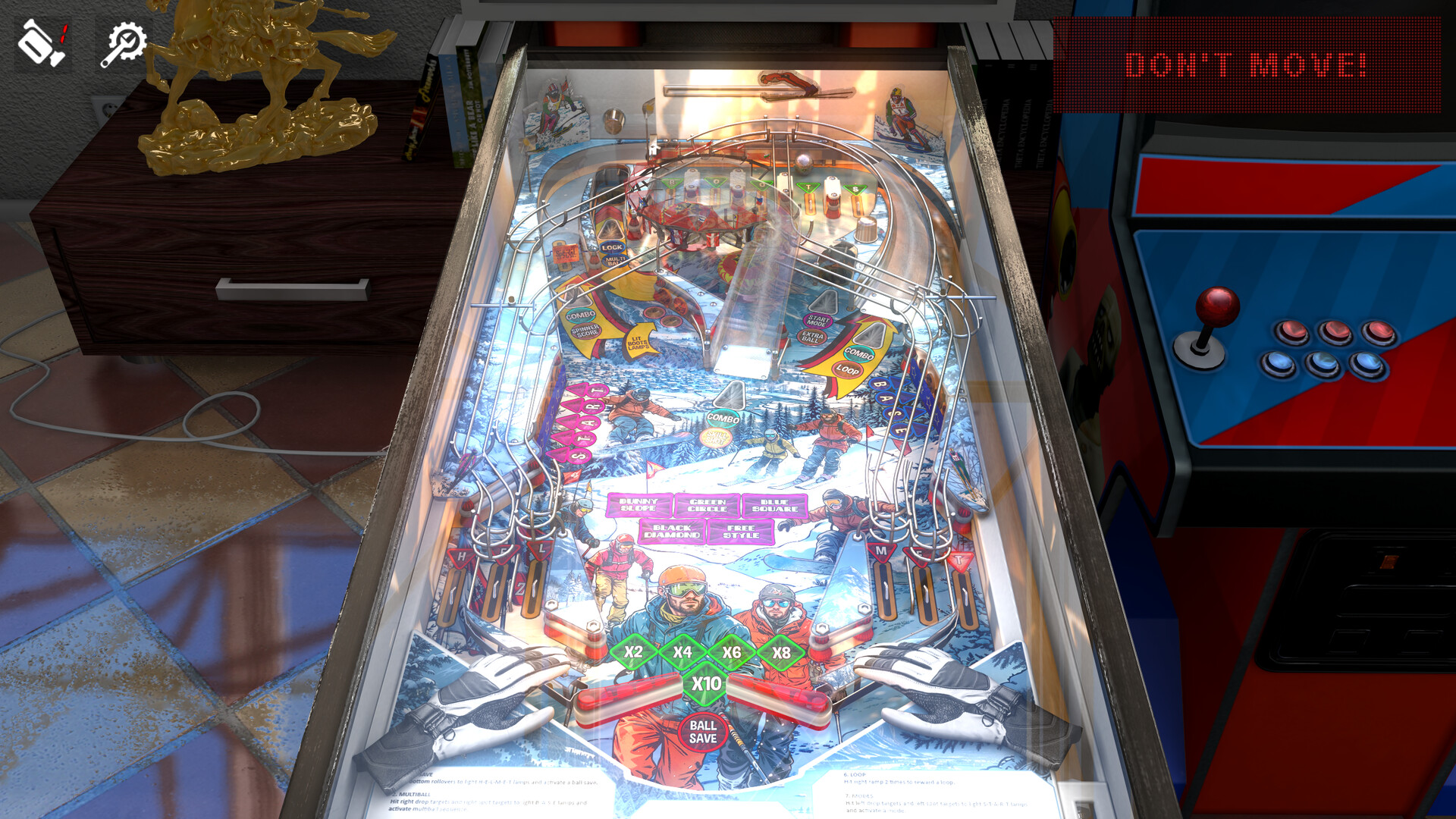Zaccaria Pinball - Winter Sports 2018 Table official in-game screenshot 1