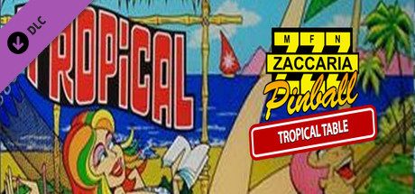 Zaccaria Pinball - Tropical Table cover artwork