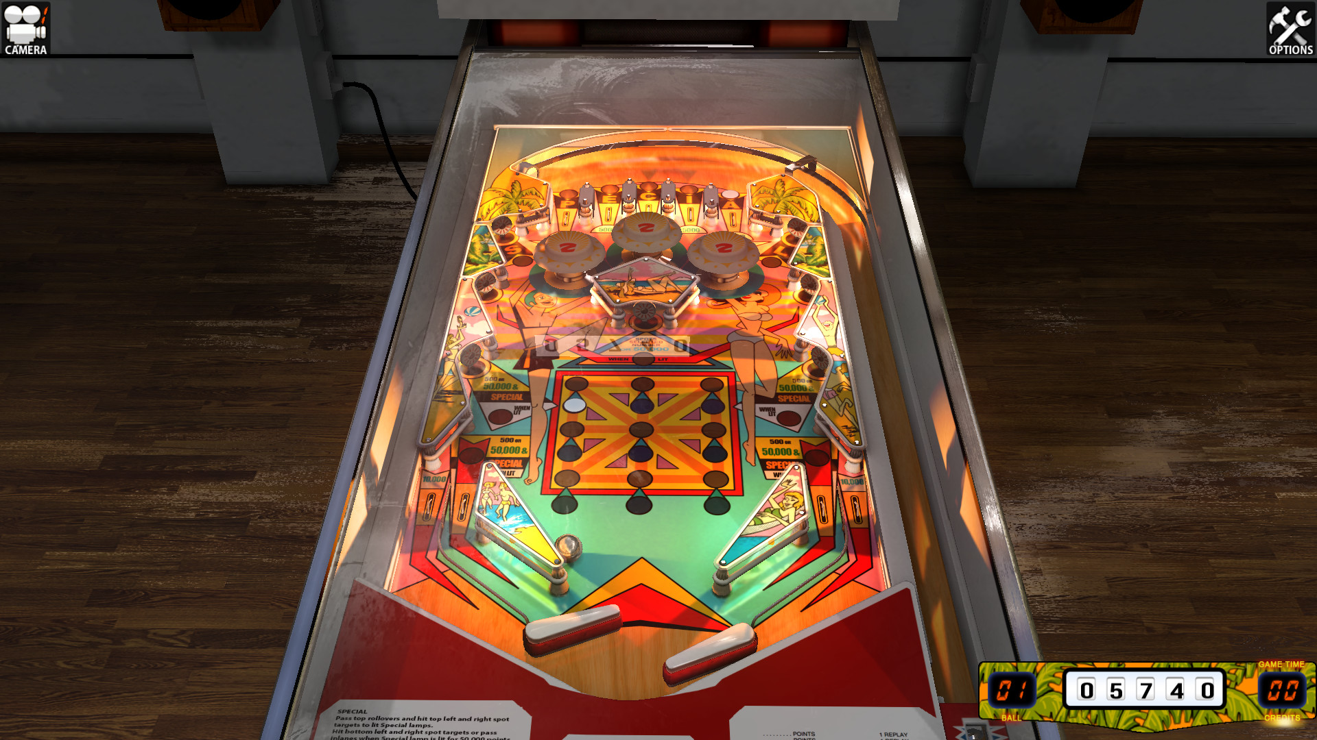 Zaccaria Pinball - Tropical Table official in-game screenshot 1