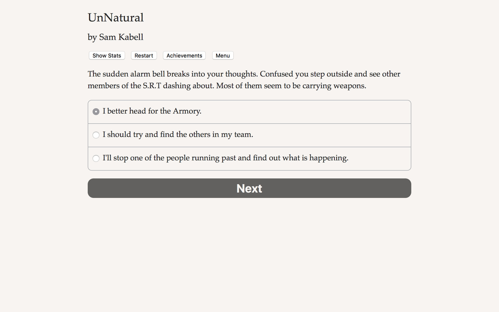Unnatural official in-game screenshot 1
