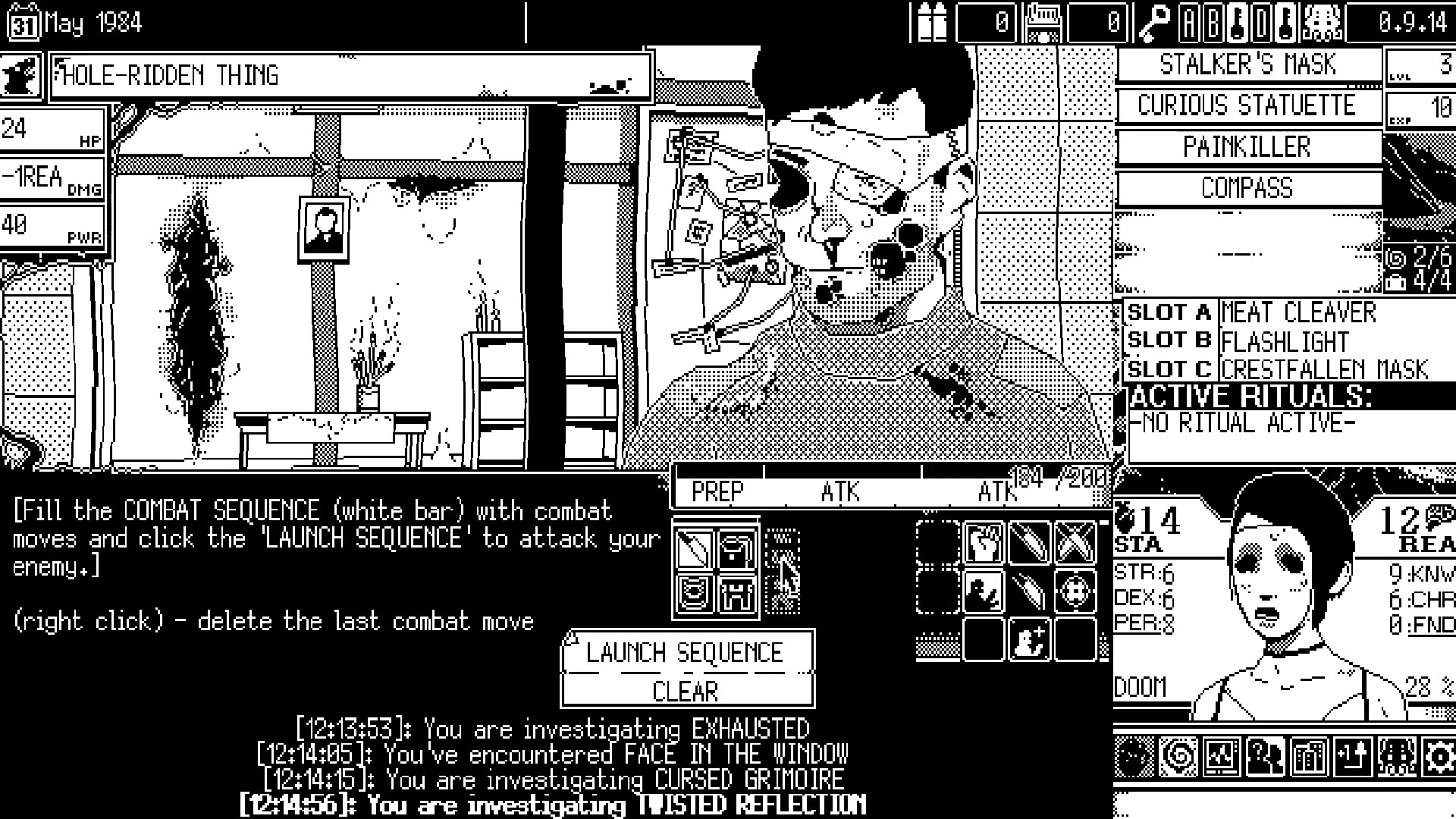 WORLD OF HORROR official in-game screenshot 1